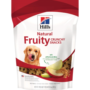 PREMIO PARA PERRO HILL’S NATURAL CRUNCHY FRUITY SNACKS APPLES & OATMEAL