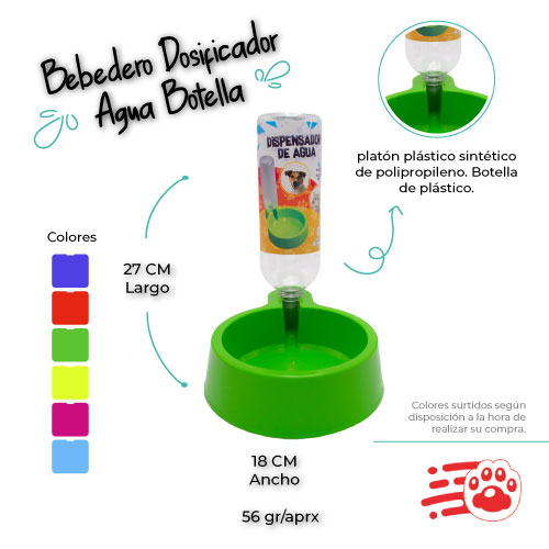 Bebedero Dosificador Agua Botella Mayoristas PetOutlet - Imagen 3