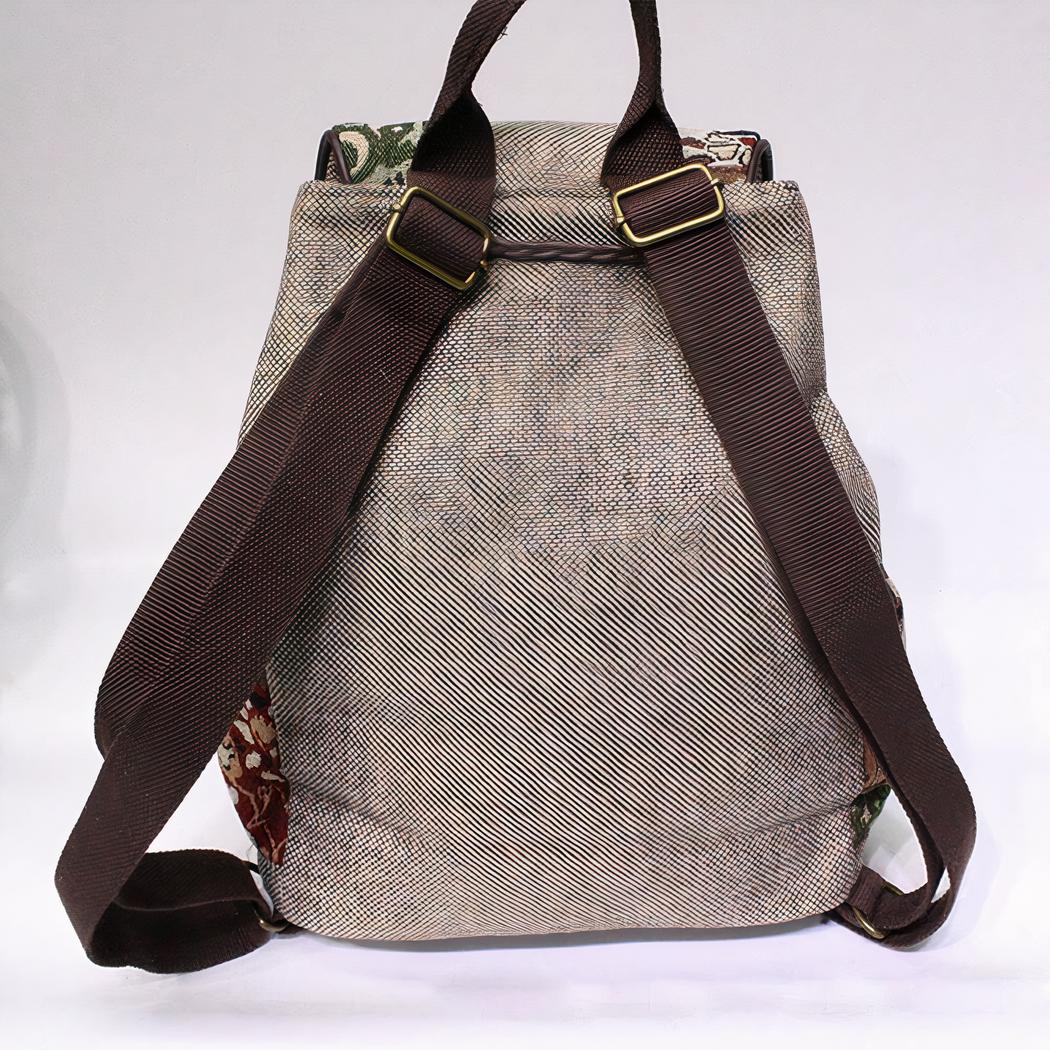 Mochila vintage con motivos étnicos - Imagen 4