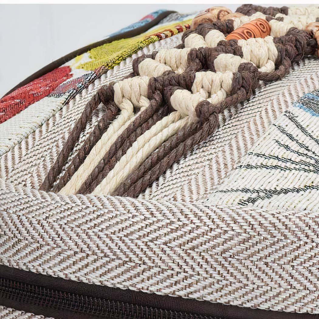 Mochila retro para mujer con motivos étnicos - Imagen 8