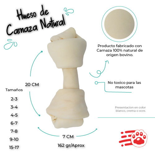 Hueso De Carnaza Natural Para Perro Mayoristas PetOutlet - Imagen 5