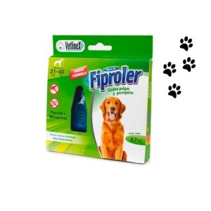 Pipeta Fiproler -ANTIPULGAS Y GARRAPATAS- perros de 21-40kg