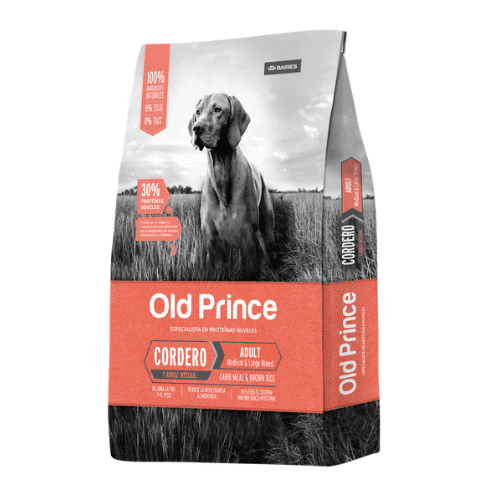 Old Prince Noveles Cordero y Arróz para Perro Adulto Mediano y Grande | 3 | 7,5 y 15 kg