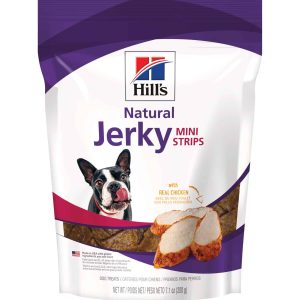 PREMIO PARA PERRO HILL’S NATURAL JERKY MINI-STRIPS REAL CHICKEN DOG TREAT