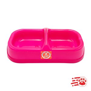 Comedero Doble Mini Cuadrado Mayoristas PetOutlet