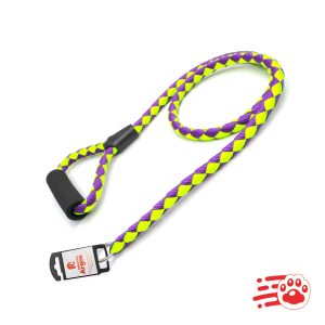 Traílla Ahogo Neón Trenzada Para Perros Mayoristas PetOutlet