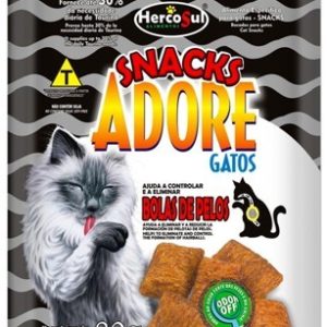 Adore  Snacks Gatos  Adultos Pelos Largos 80g