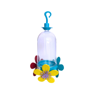 Bebedero para picaflor, 3 flores medianas. Alvorada 220ml