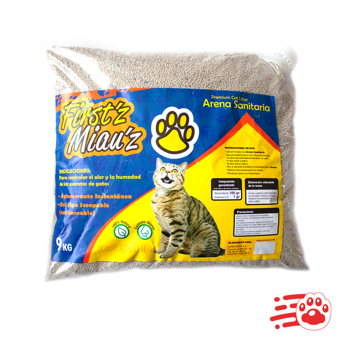 Arena First’z Miau’z Para Gatos Mayoristas PetOutlet - Imagen 2
