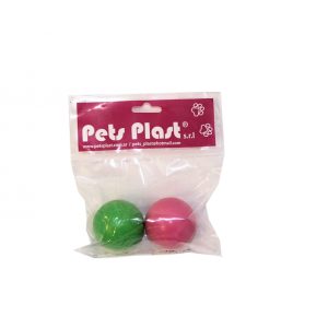 pelota goma chica pets plast
