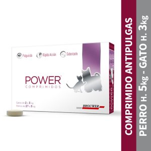 POWER COMPRIMIDOS PERRO H 5 KG GATO H 3 KG