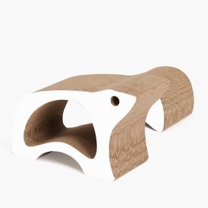 Catit Rascador Zoo – Oso Polar 2 en 1, Blanco