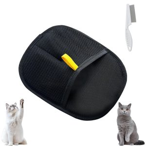 MANOPLA SACA PELOS GRIS