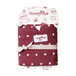 Guamba Impermeable Rojo Corazones