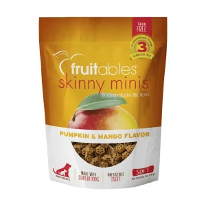 Fruitables Skinni Minis Snack Para Perro Calabaza y Mango