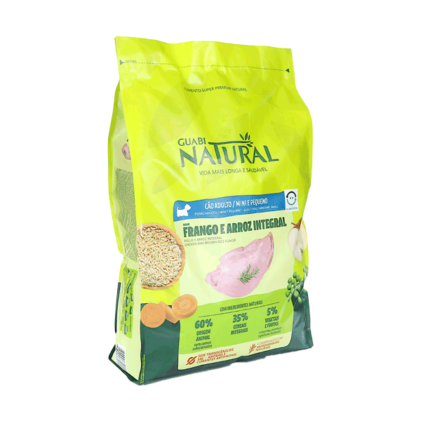 Guabi Natural Perro Adulto Mini y Pequeño con Pollo y Arroz