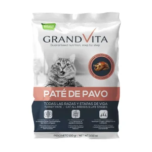 GrandVita Paté de Pavo Para Gato