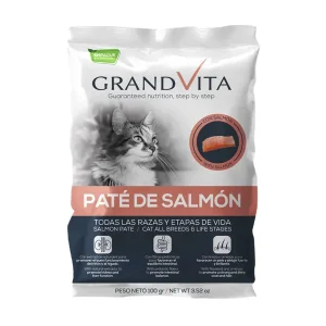 GrandVita Paté de Salmón Para Gato