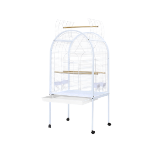 Jaulón con techo curvo abierto para loros. Dayang A02