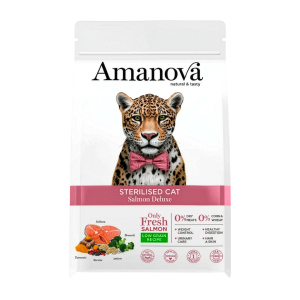 AMANOVA STERILIZED CAT SALMON DELUXE 6kg
