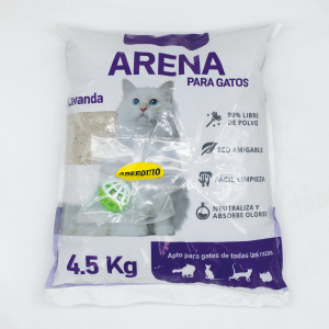 ARENA PARA GATOS LINEA BLANCA