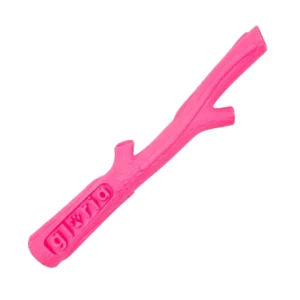 Stick Super Flexi Play & Run Rosa – Palo de Juguete para Perro