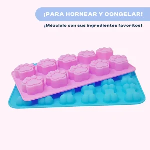 Moldes de Silicona para Hornear y Congelar – Snacks y helados para Perros