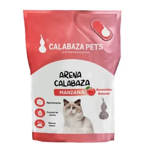 Arena para Gatos Calabaza Pets® – Aroma Manzana