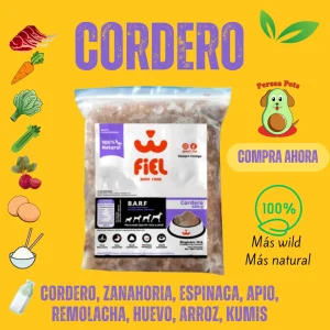 BARF De Cordero Y Verduras X 400 Gramos