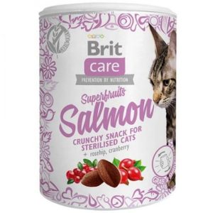 BRIT CARE CAT SNACK SUPERFRUITS SALMON