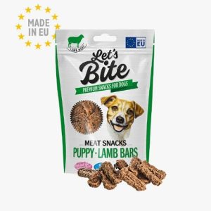 BRIT LETS BITE MEAT SNACKS PUPPY LAMB BARS