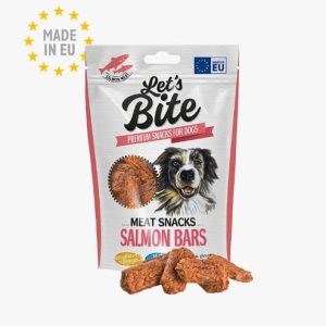 BRIT LETS BITE MEAT SNACKS SALMON BARS