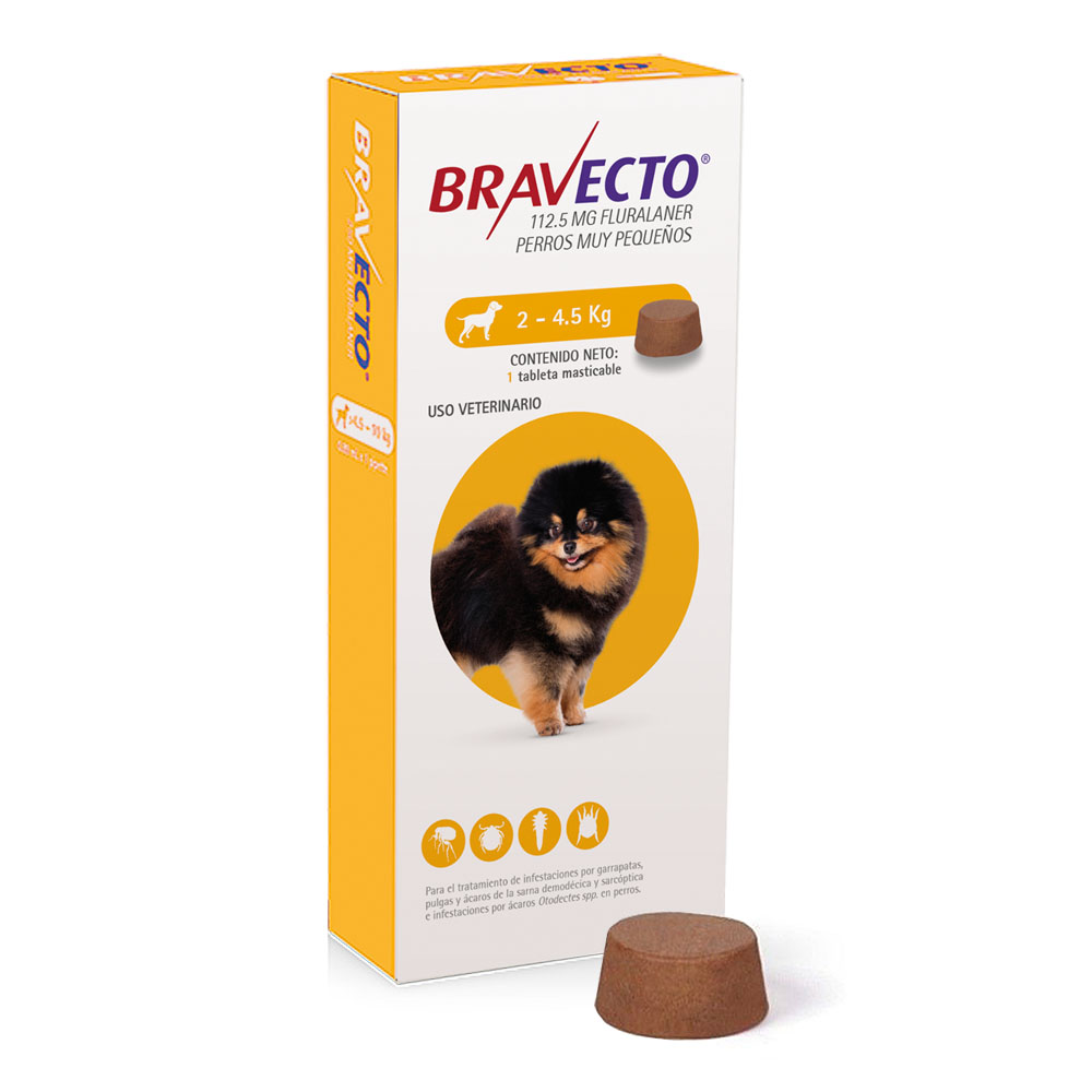 BRAVECTO 2 – 4.5 KG.