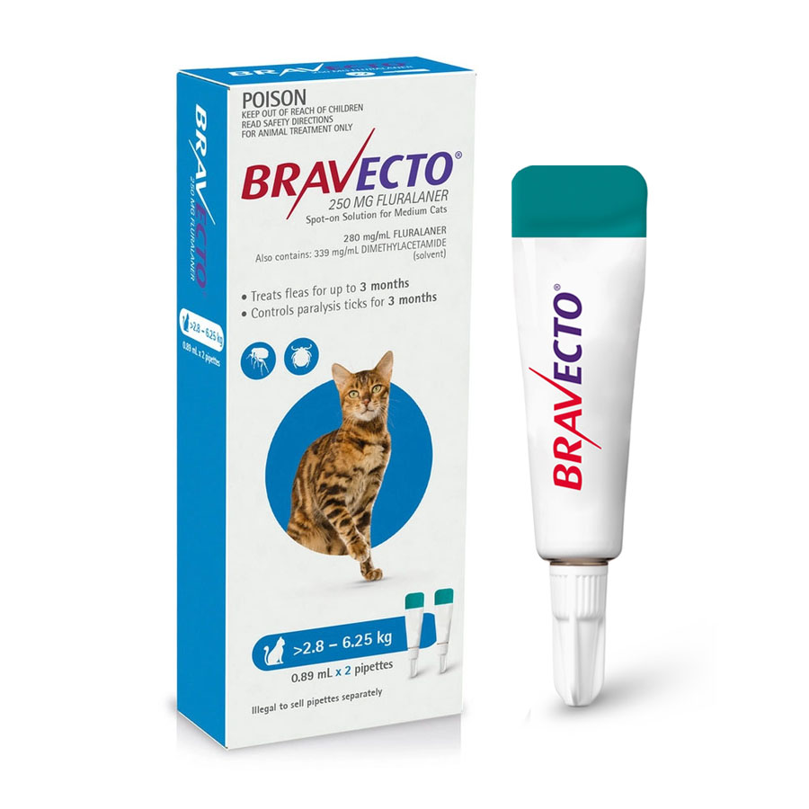BRAVECTO SPOT ON GATO 250 MG.