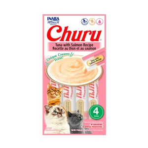 Churu Tuna Salmon para Gatos 4Und