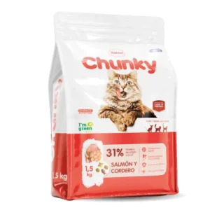 Chunky Gatos Adultos – Salmón y Cordero