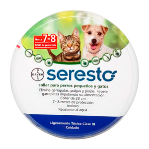 Seresto para Gatos y Perros con Menos de 8 kg