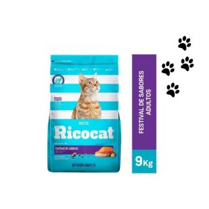 Croquetas RICOCAT festival de sabores -ADULTO- 9Kg