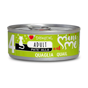 Disugual Gato Mini Me 4 Codorniz x 85gr