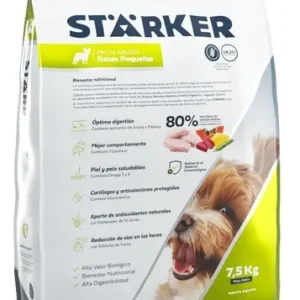 STARKER PERRO ADULTO PEQUEÑO x 7,5 KG SIN SOJA