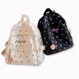 Mochila floral personalizada