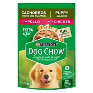 Dog Chow Trozos de Pollo para Cachorros Pollo 100 gr