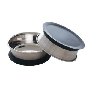 Dogit Comedero de Acero Inoxidable Grip Antideslizante | 450 ml y 900 ml