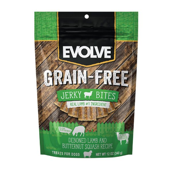 Evolve Dog Snack Grain Free Jerky Cordero