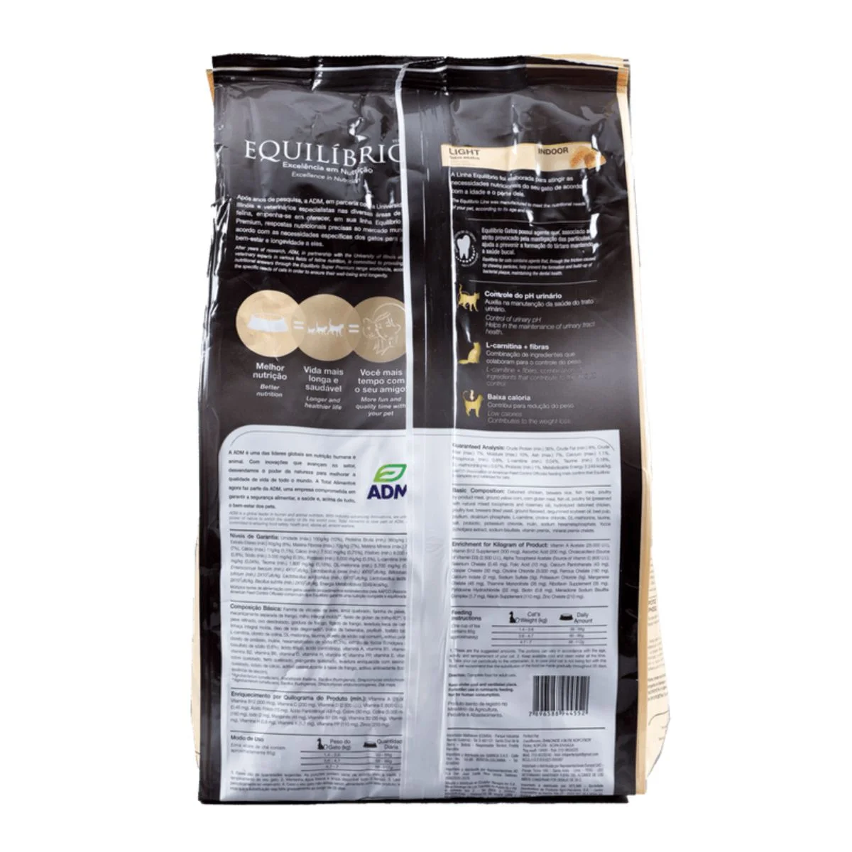 Equilibrio Gato Adulto Light – 1.5 Kg - Imagen 2