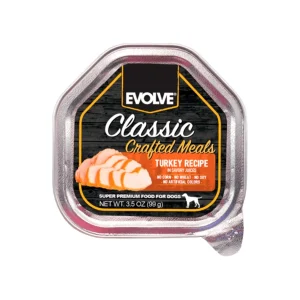 Evolve Classic Bandeja Crafted Meals Pavo Comida Húmeda – 99 Gr