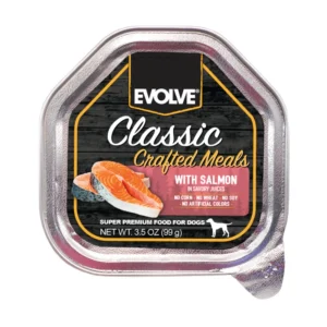 Evolve Classic Bandeja Crafted Meals Salmón Comida Húmeda – 99 Gr