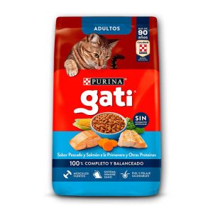Gati Pescado y Salmón para Gato Adulto | 15 kg