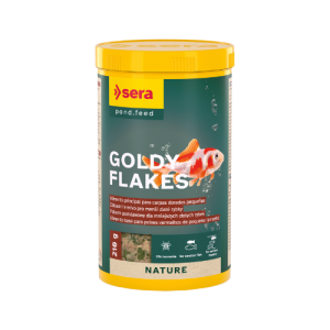 Alimento escamas peces agua fría. Sera Goldy Flakes 210g