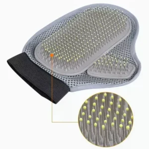 Guante cepillo de aseo de metal